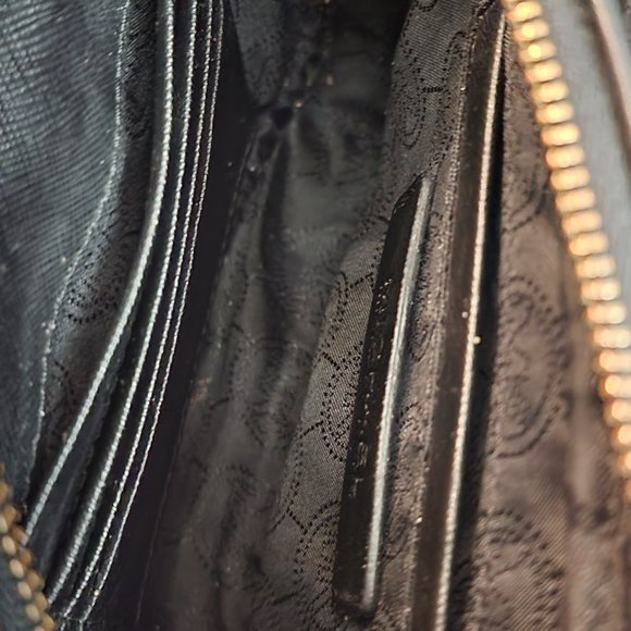 Michael Kors Black Jet Set Monogram Crossbody Bag - Picture 5 of 6